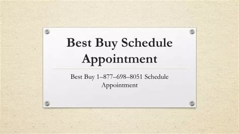 George Anderson. . Best buy schedule appointment